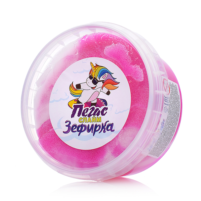 Слайм Зефирка, 200 гр., два цвета: белый и ежевика Слайм Зефирка, 200 гр., два цвета: белый и ежевика