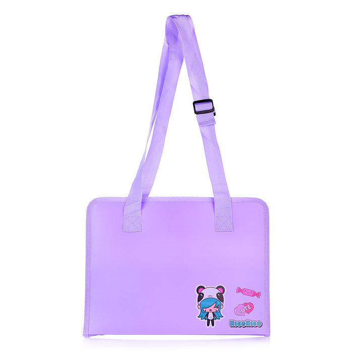 Фото к товару Папка для рисунков и тетрадей на круговой молнии "NicoNico" A4 (340x250x30 мм) 500 мкм, Папка для рисунков и тетрадей на круговой молнии "NicoNico" A4 (340x250x30 мм) 500 мкм,