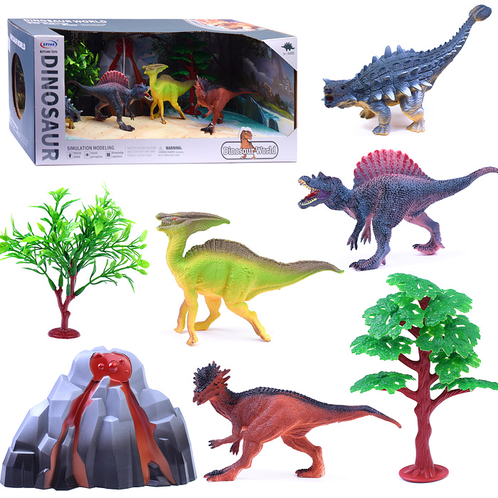 Набор BY568-962 "Динозавры. Джунгли" в коробке Набор BY568-962 "Динозавры. Джунгли" в коробке