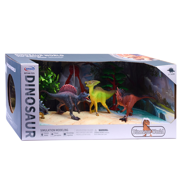 Фото к товару Набор BY568-962 "Динозавры. Джунгли" в коробке Набор BY568-962 "Динозавры. Джунгли" в коробке