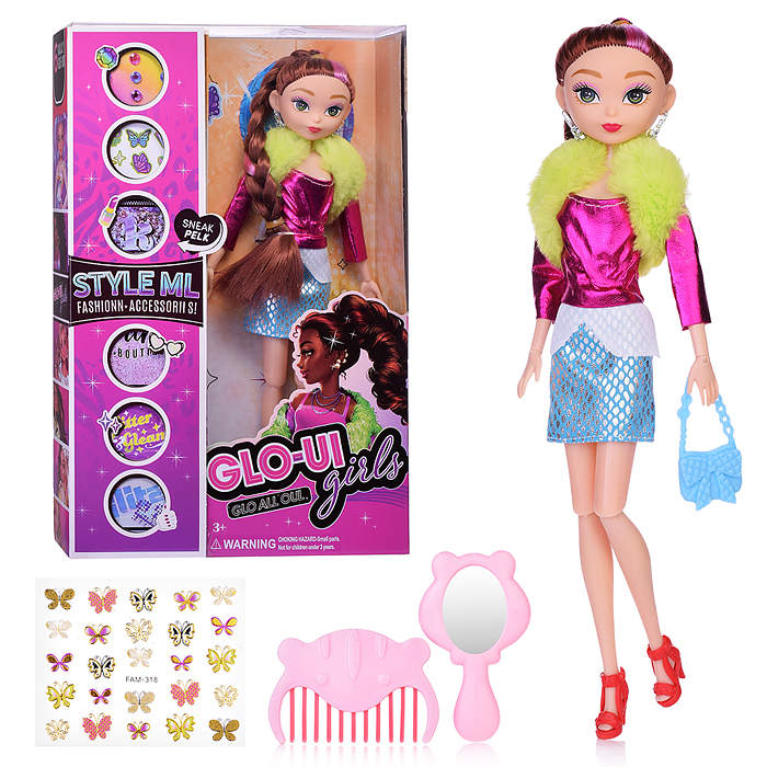 Кукла CQ5318 "Алиса" с аксессуарами, в коробке Кукла CQ5318 "Алиса" с аксессуарами, в коробке