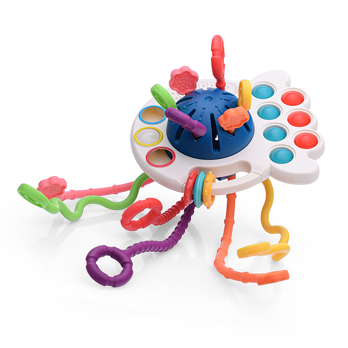 Фото к товару Погремушка Y0077 "Забавные шнурочки" в коробке Погремушка Y0077 "Забавные шнурочки" в коробке