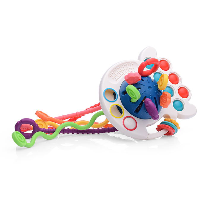 Фото к товару Погремушка Y0077 "Забавные шнурочки" в коробке Погремушка Y0077 "Забавные шнурочки" в коробке