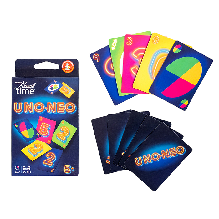 Игра настольная "UNO-NEO" серия "Актив time" Игра настольная "UNO-NEO" серия "Актив time"