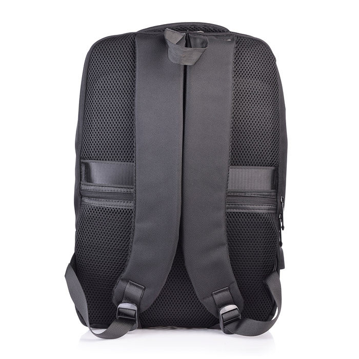 Рюкзак городской, 2 отделения на молнии, 1 отделение для ноутбука на молнии, 1 передний карман