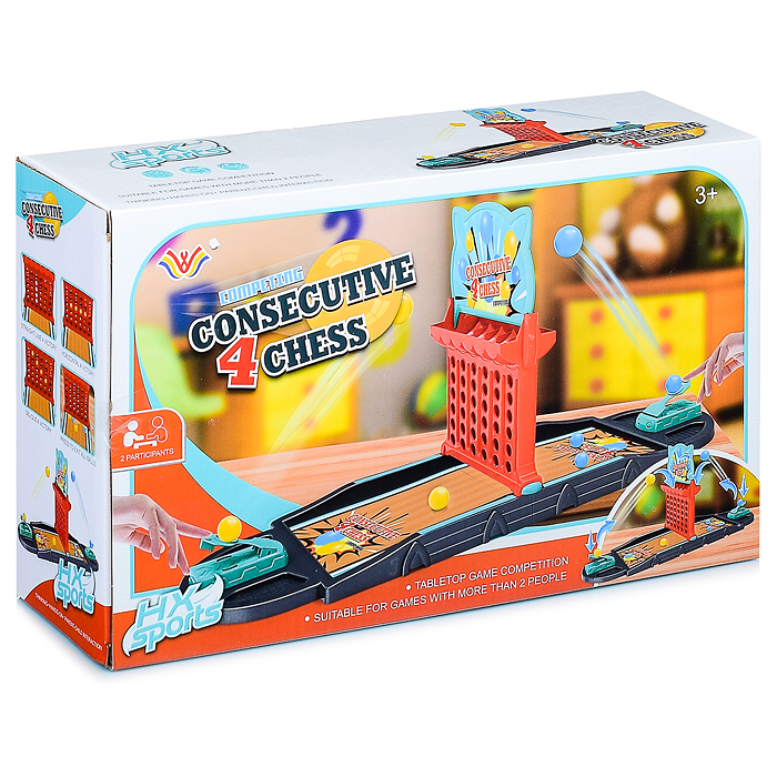 Фото к товару Настольная игра 777-564 "Составь 4" в коробке Настольная игра 777-564 "Составь 4" в коробке