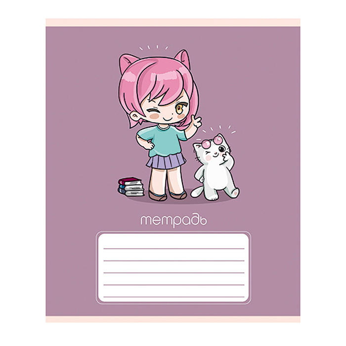 Фото к товару Тетрадь 18л линия S "Аниме" стандарт 4+0+УФ выб (100, 20 ) Тетрадь 18л линия S "Аниме" стандарт 4+0+УФ выб (100, 20 )