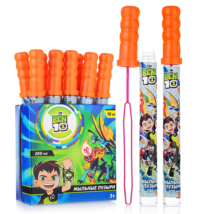 Мыльные пузыри "Ben10" колба в термоплёнке 200 мл. Мыльные пузыри "Ben10" колба в термоплёнке 200 мл.