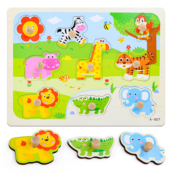 Пазл-вкладыш D1422 "Саванна" Пазл-вкладыш D1422 "Саванна"