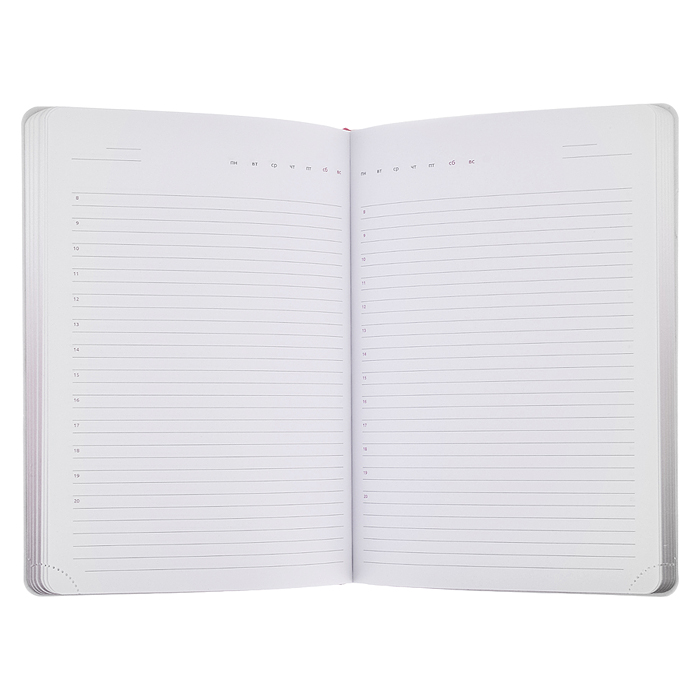 Фото к товару Ежедневник недатированный "Greta" A5, 272 стр, белая бумага 70 г/м² бежево-брусничный с цветком Ежедневник недатированный "Greta" A5, 272 стр, белая бумага 70 г/м² бежево-брусничный с цветком