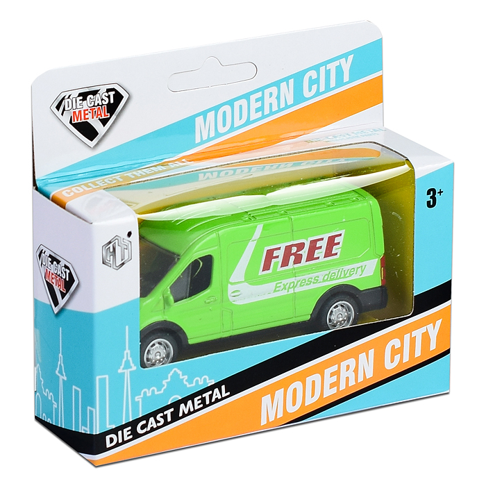 Фото к товару Машина M8728H металл, в коробке Машина M8728H металл, в коробке