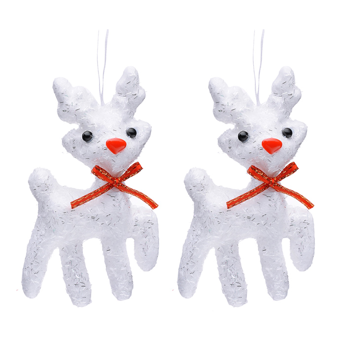 Набор новогодних украшений S1849 "Олененок" 11см Набор новогодних украшений S1849 "Олененок" 11см