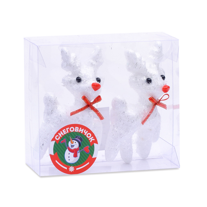 Набор новогодних украшений S1849 "Олененок" 11см