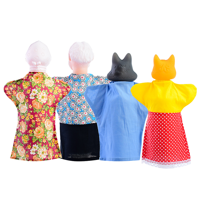 Фото к товару Кукольный театр "Волк и лиса" (4 персонажа) Кукольный театр "Волк и лиса" (4 персонажа)