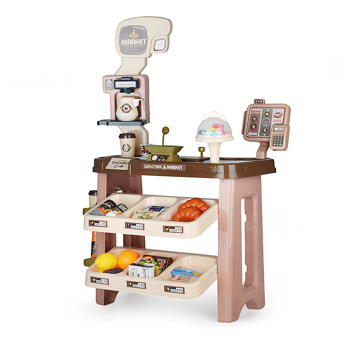 Игровой набор супермаркет 668-111 "Эконом" (64 предметов) в коробке