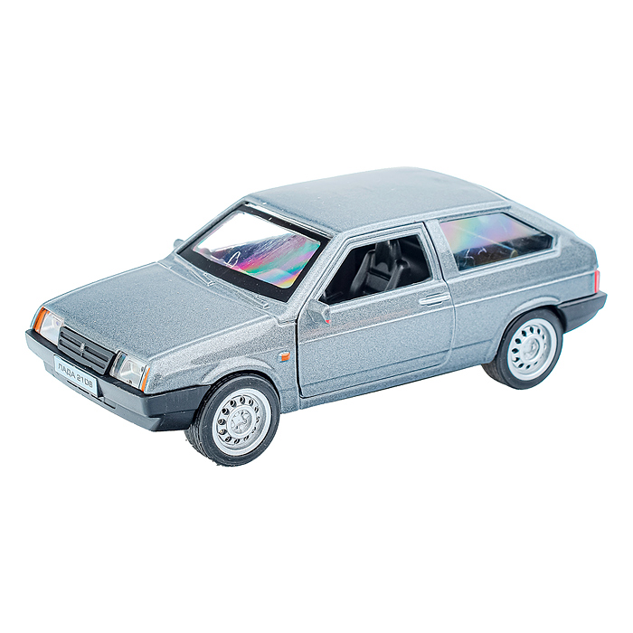 Фото к товару Машина металл LADA-2108 "Спутник", 12 см, (откр. двери, багаж, серый) в коробке Машина металл LADA-2108 "Спутник", 12 см, (откр. двери, багаж, серый) в коробке