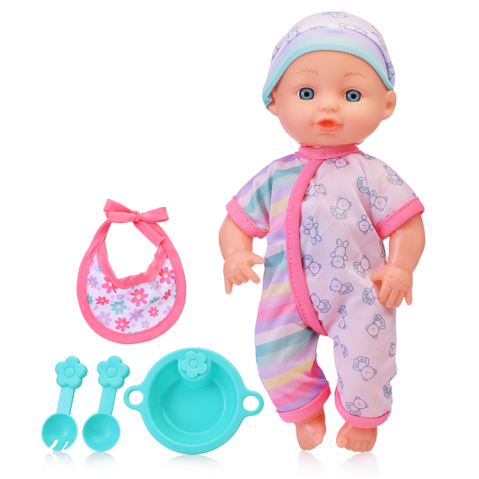 Пупс UT0138-1 "Мой пупсик" Мишенька с аксессуарами, в пакете Пупс UT0138-1 "Мой пупсик" Мишенька с аксессуарами, в пакете