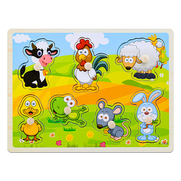 Пазл-вкладыш D1409 "Малыши"