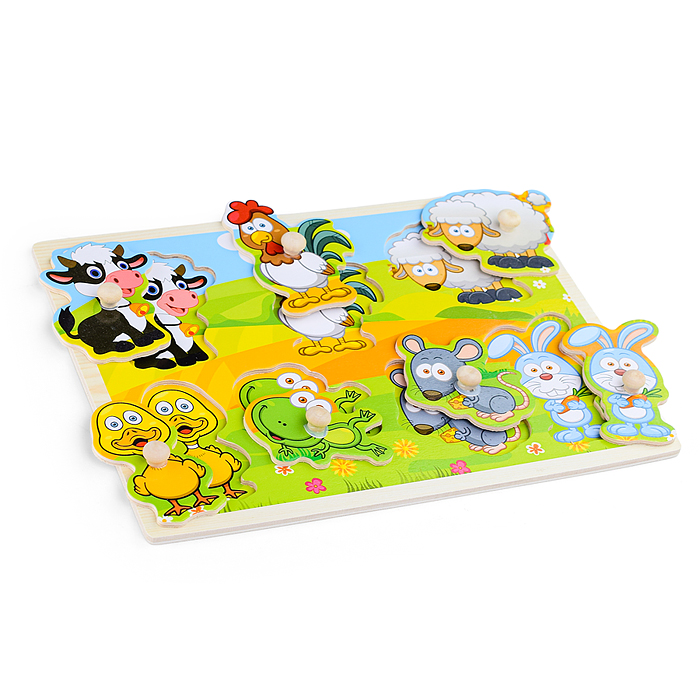 Пазл-вкладыш D1409 "Малыши"