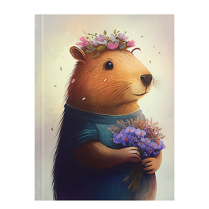 Книжка записная А6 80л "Капибара" Книжка записная А6 80л "Капибара"