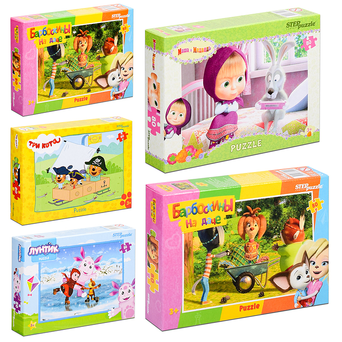 Пазлы 80 "Мультгерои - 1" (Мельница/АО "СТС") Пазлы 80 "Мультгерои - 1" (Мельница/АО "СТС")