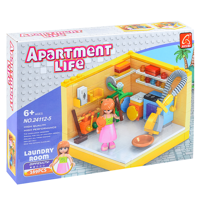 Конструктор 24112-5 серия "Апартаменты" (169 дет) Конструктор 24112-5 серия "Апартаменты" (169 дет)