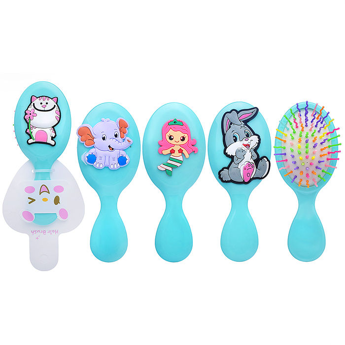 Расческа-мини массажная 00-3597 "Зверушки" Микс Расческа-мини массажная 00-3597 "Зверушки" Микс