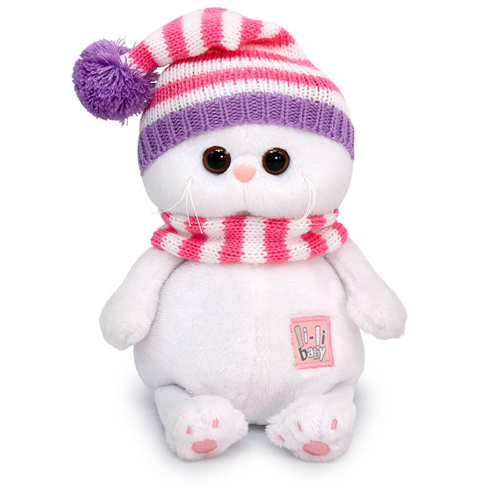 Фото к товару Кошка Ли-Ли BABY в вязаном колпаке Кошка Ли-Ли BABY в вязаном колпаке