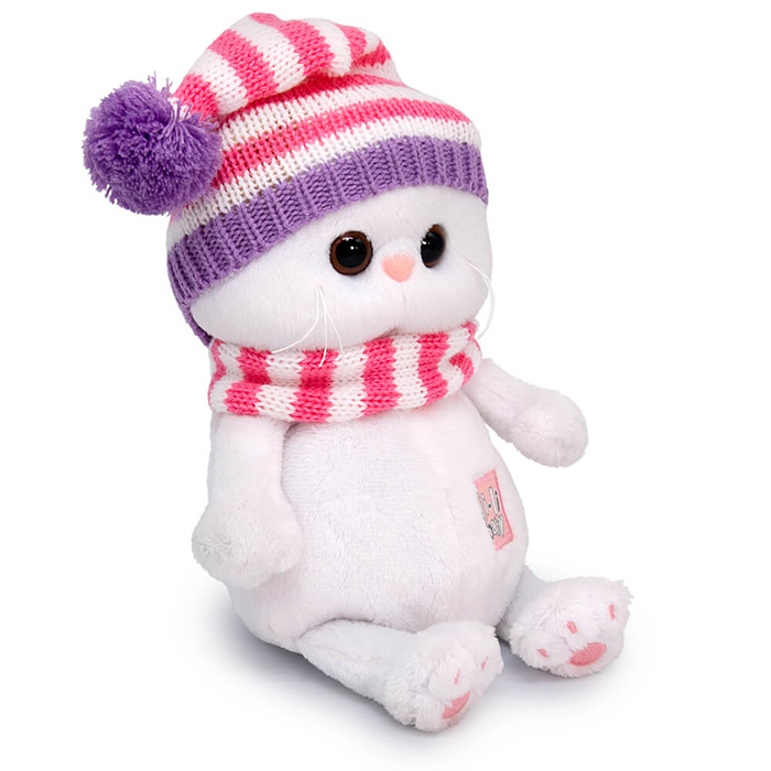 Фото к товару Кошка Ли-Ли BABY в вязаном колпаке Кошка Ли-Ли BABY в вязаном колпаке