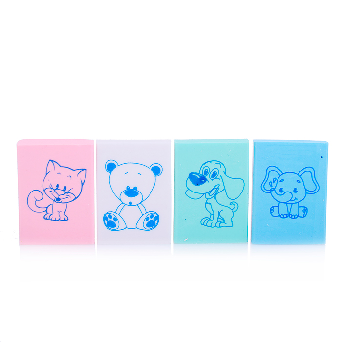 Фото к товару Ластик "Zoo" синтетический каучук, прямоугольный цветной, 32x23x7 мм, dust-free, индивидуал Ластик "Zoo" синтетический каучук, прямоугольный цветной, 32x23x7 мм, dust-free, индивидуал