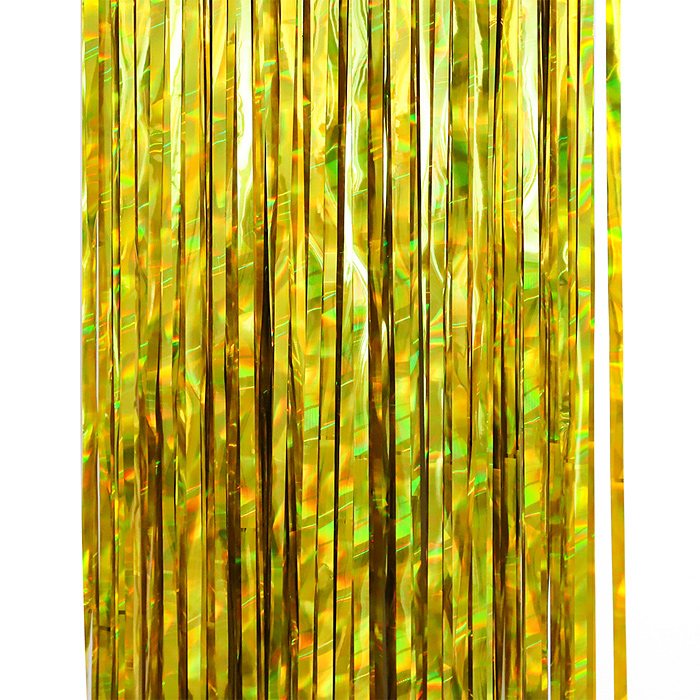 Занавес Дождик Электрик, Золото, Голография, 100*200 см, 1 шт. Занавес Дождик Электрик, Золото, Голография, 100*200 см, 1 шт.