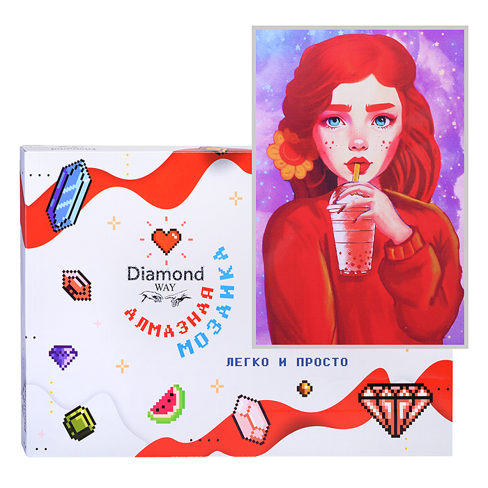 Алмазная мозаика "Девочка с веснушками" 20*30 Алмазная мозаика "Девочка с веснушками" 20*30