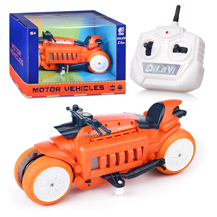 Мотоцикл 977 с подсветкой р/у 27 MHz, в коробке Мотоцикл 977 с подсветкой р/у 27 MHz, в коробке