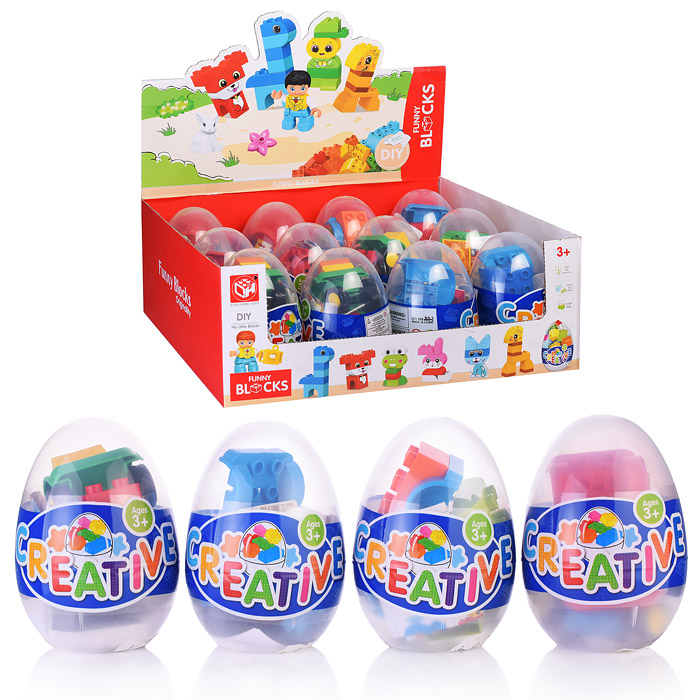 Конструктор 188-443 "Транспорт" в яйце Конструктор 188-443 "Транспорт" в яйце