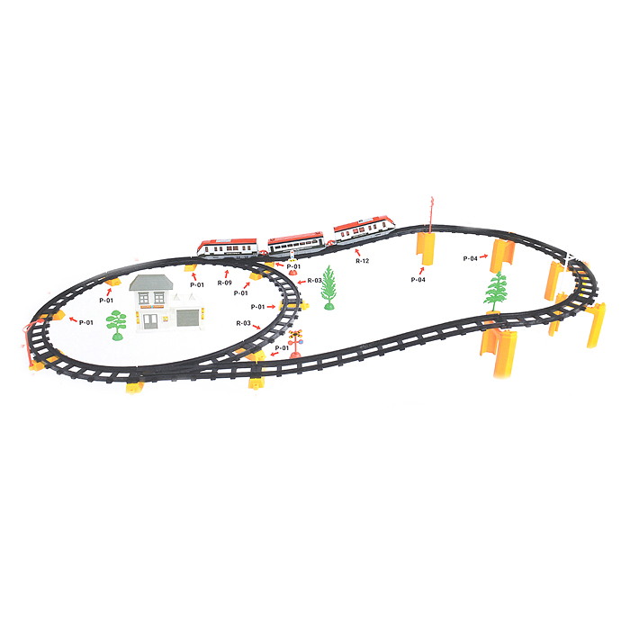 Фото к товару Железная дорога 2936A-12 "Скорость" на батарейках, в коробке Железная дорога 2936A-12 "Скорость" на батарейках, в коробке