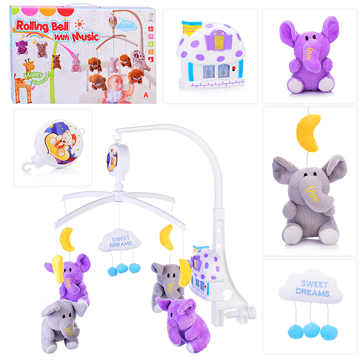 Карусель на кроватку XQT714 в коробке Карусель на кроватку XQT714 в коробке