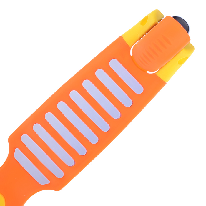 Самокат U038265Y 3-х кол., оранжевый, светящиеся колёса, PU, ABEC 7, в коробке