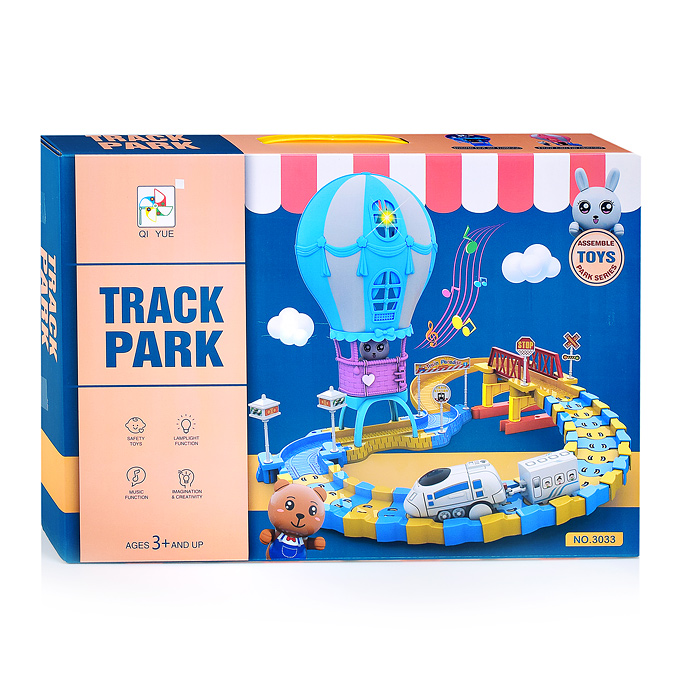 Фото к товару Игровой набор 3034 "Парк Аттракционов" в коробке Игровой набор 3034 "Парк Аттракционов" в коробке