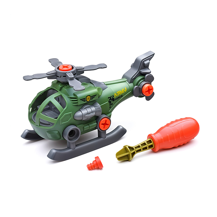 Конструктор BT0001-3 "Армия" с отвёрткой, в коробке