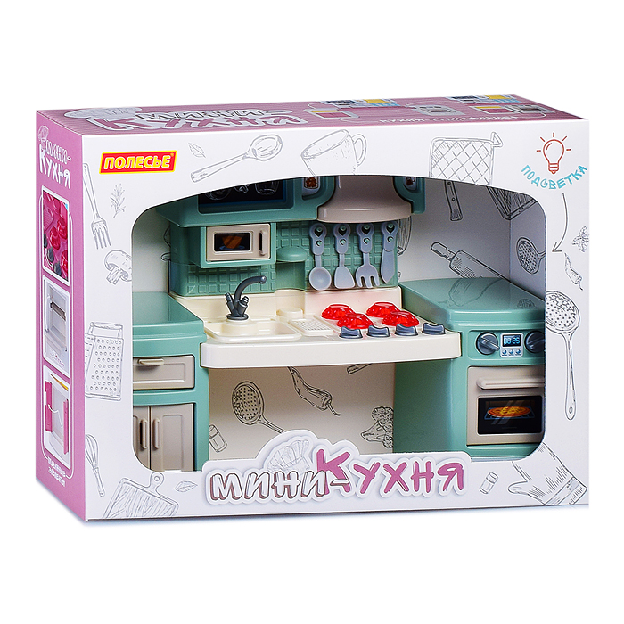 Фото к товару Мини-кухня "Малютка" (в коробке №1) Мини-кухня "Малютка" (в коробке №1)