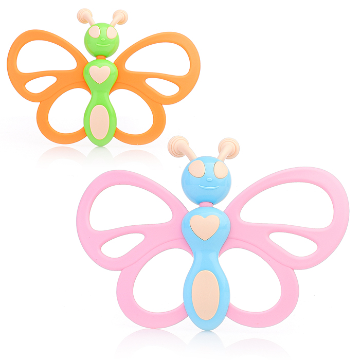 Погремушка-прорезыватель "Бабочка" Погремушка-прорезыватель "Бабочка"