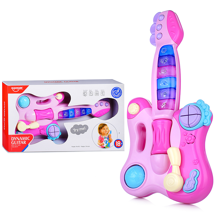 Гитара HE0502 "Счастливый малыш" в коробке Гитара HE0502 "Счастливый малыш" в коробке