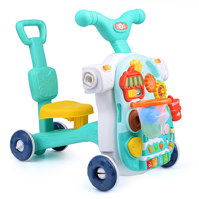 Фото к товару Игровой центр Y0073 4 в 1 (ходунки, каталка, самокат, игровой столик) в коробке Игровой центр Y0073 4 в 1 (ходунки, каталка, самокат, игровой столик) в коробке