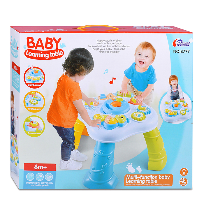 Фото к товару Столик развивающий 8777 "Весело играя" в коробке Столик развивающий 8777 "Весело играя" в коробке