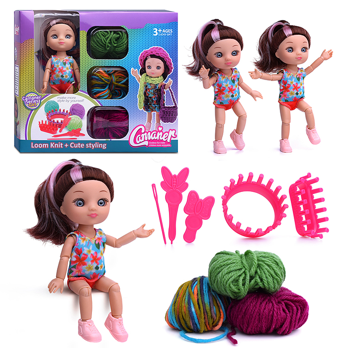 Кукла KQ176 "Мила" с аксессуарами для творчества, в коробке Кукла KQ176 "Мила" с аксессуарами для творчества, в коробке