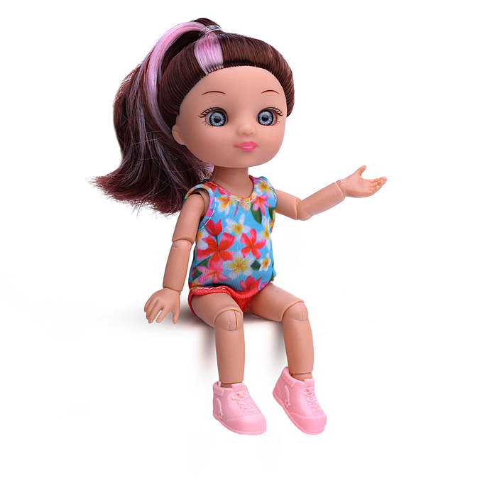 Кукла KQ176 "Мила" с аксессуарами для творчества, в коробке