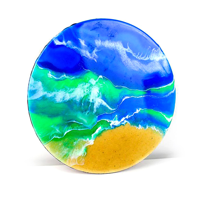 Фото к товару Набор для рисования абстрактных картин эпоксидной смолой "Океан" Набор для рисования абстрактных картин эпоксидной смолой "Океан"