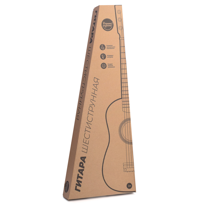 Фото к товару Гитара UT0066 деревянная, 6 струн "Звонкая струна" Гитара UT0066 деревянная, 6 струн "Звонкая струна"