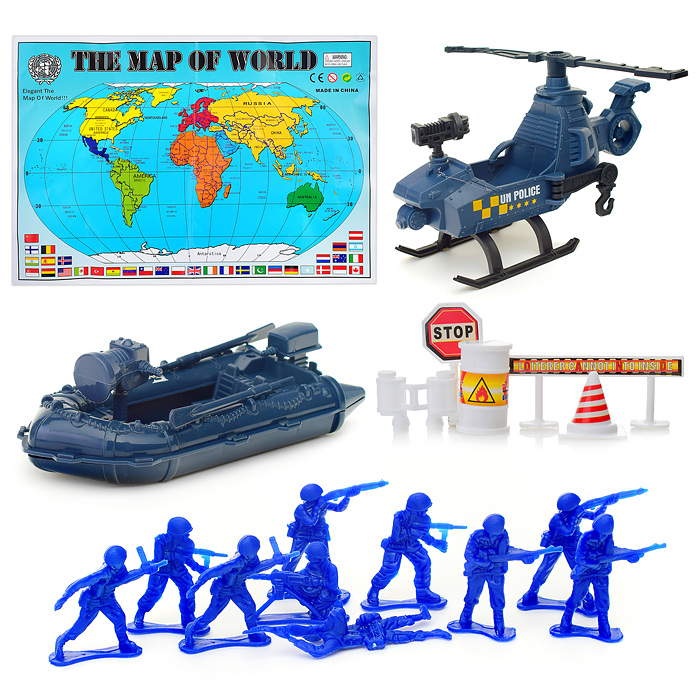 Набор полиции YH-112P "Защита берега" в пакете Набор полиции YH-112P "Защита берега" в пакете