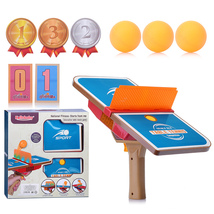 Мини стол 909E Теннис с подсветкой и счетом, в коробке Мини стол 909E Теннис с подсветкой и счетом, в коробке